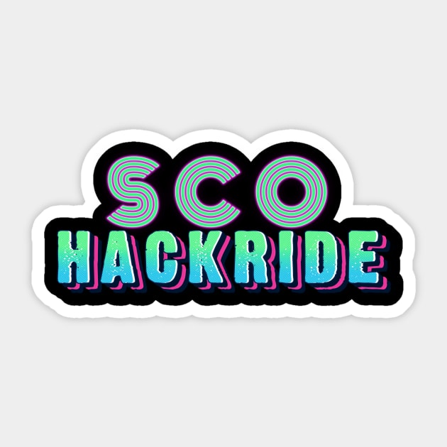 SCO HACKRIDE Sticker by HACKRIDE